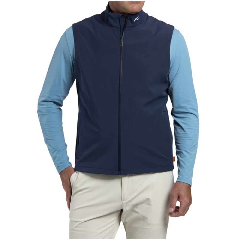 Kjus Men's Atlanta Blue Downswing Wind Vest Size L/52